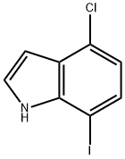 1H-Indole, 4-chloro-7-iodo- Structure