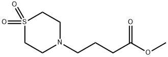 Methyl 4-(1,1-DioxothioMorpholino)butyrate Structure