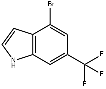 1000342-93-7 1H-Indole, 4-broMo-6-(trifluoroMethyl)-