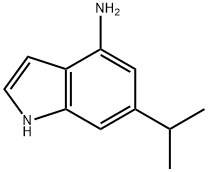 1H-Indol-4-aMine, 6-(1-Methylethyl)- Structure