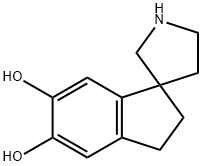 Spiro[1H-indene-1,3-pyrrolidine]-5,6-diol, 2,3-dihydro- (9CI) 구조식 이미지