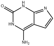 2H-Pyrrolo[2,3-d]pyrimidin-2-one, 4-amino-1,7-dihydro- (9CI) 구조식 이미지