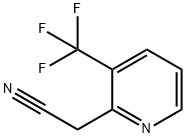 2-(3-(트리플루오로메틸)피리딘-2-일)아세토니트릴 구조식 이미지