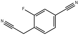 4-CYANO-2-FLUOROBENZYL CYANIDE Structure