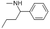N-METHYL-1-PHENYLBUTAN-1-AMINE Structure