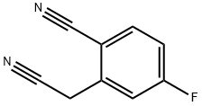 2-cyano-5-fluorobenzyl cyanide 구조식 이미지