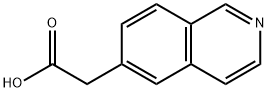 2-(isoquinolin-6-yl)acetic acid Structure