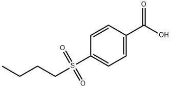 4-(butylsulfonyl)benzoic acid Structure