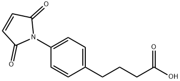 4-N-Maleimidophenyl butanoic acid 구조식 이미지