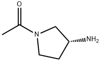 1-ACETYL-(3R)-3-PYRROLIDINAMINE Structure