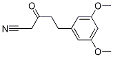 5-(3,5-diMethoxyphenyl)-3-oxopentanenitrile Structure