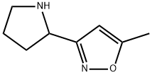 5-메틸-3-피롤리딘-2-일리속사졸 구조식 이미지