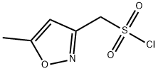 5-methyl-3-Isoxazolemethanesulfonyl chloride 구조식 이미지