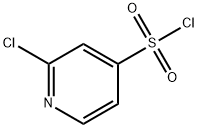 2-클로로피리딘-4-술포닐염화물 구조식 이미지