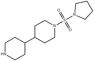 1-(pyrrolidin-1-ylsulfonyl)-4,4'-bipiperidine(SALTDATA: FREE) Structure