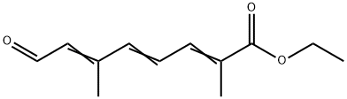 2,4,6-Octatrienoic acid, 2,6-dimethyl-8-oxo-, ethyl ester 구조식 이미지