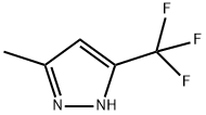 3-메틸-5-(트리플루오로메틸)피라졸 구조식 이미지