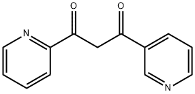 1-(2-pyridinyl)-3-(3-pyridinyl)-1,3-propanedione 구조식 이미지