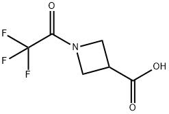 1-(2,2,2-Trifluoroacetyl)-3-azetidinecarboxylic acid Structure