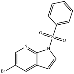 1001070-33-2 1H-Pyrrolo[2,3-b]pyridine, 5-bromo-1-(phenylsulfonyl)-