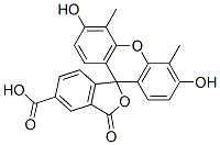 4',5'-dimethyl-5-carboxyfluorescein Structure