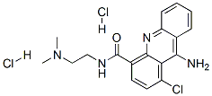 9-아미노-1-클로로-N-(2-(디메틸아미노)에틸)-4-아크리딘카르복스아미드이염산염 구조식 이미지