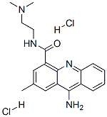 9-아미노-N-(2-(디메틸아미노)에틸)-2-메틸-4-아크리딘카르복사미드디히드로클로라이드 구조식 이미지