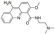 9-아미노-N-(2-(디메틸아미노)에틸)-3-메톡시-4-아크리딘카르복사미드 구조식 이미지