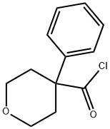 4-phenyltetrahydropyran-4-carbonyl chloride 구조식 이미지