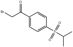 2-BROMO-1-(4-(ISOPROPYLSULFONYL)PHENYL)ETHANONE Structure