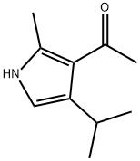 Ethanone, 1-[2-methyl-4-(1-methylethyl)-1H-pyrrol-3-yl]- (9CI) 구조식 이미지