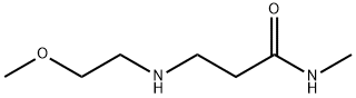 3-[(2-METHOXYETHYL)AMINO]-N-METHYLPROPANAMIDE 구조식 이미지