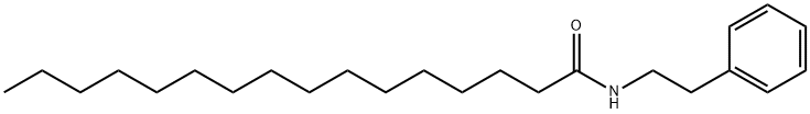 HexadecanaMide, N-(2-phenylethyl)- Structure