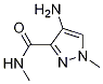 1H-Pyrazole-3-carboxamide,  4-amino-N,1-dimethyl- Structure