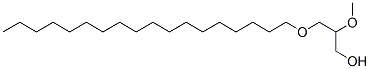 1-O-octadecyl-2-O-methylglycerol Structure