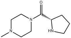 (4-METHYL-PIPERAZIN-1-YL)-(S)-PYRROLIDIN-2-YL-METHANONE Structure