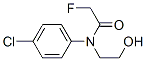 4'-클로로-2-플루오로-N-(2-하이드록시에틸)아세트아닐리드 구조식 이미지