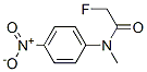 2-Fluoro-N-methyl-4'-nitroacetanilide Structure