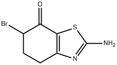 2-AMino-6-broMo-5,6-dihydro-7(4H)-benzothiazolone 구조식 이미지