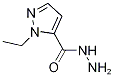 1-ETHYL-1H-PYRAZOLE-5-CARBOHYDRAZIDE 구조식 이미지