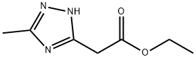 Ethyl 2-(5-methyl-4H-1,2,4-triazol-3-yl)acetate 구조식 이미지
