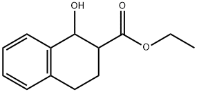 Ethyl 1-hydroxy-1,2,3,4-tetrahydronaphthalene-2-carboxylate Structure