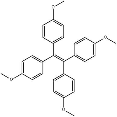 1,1,2,2-Tetra(4-methoxyphenyl)ethene 구조식 이미지