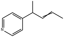 Pyridine, 4-(1-methyl-2-butenyl)- (9CI) Structure