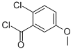 Benzoyl chloride, 2-chloro-5-methoxy- (9CI) Structure