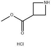 3-AZETIDINECARBOXYLIC ACID, METHYL ESTER, HYDROCHLORIDE Structure