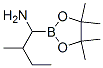 2-methyl-1-(4,4,5,5-tetramethyl-1,3,2-dioxaborolan-2-yl)butan-1-amine Structure