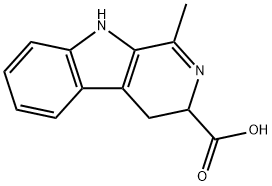 1-methyl-3,4-dihydro-beta-carboline-3-carboxylic acid Structure