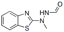 히드라진카르복스알데히드,2-(2-벤조티아졸릴)-2-메틸-(9Cl) 구조식 이미지