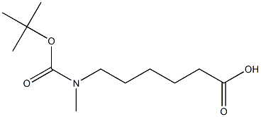 6-[[2-[(2-Methylpropan-2-yl)oxy]-2-oxoethyl]amino]hexanoic acid Structure